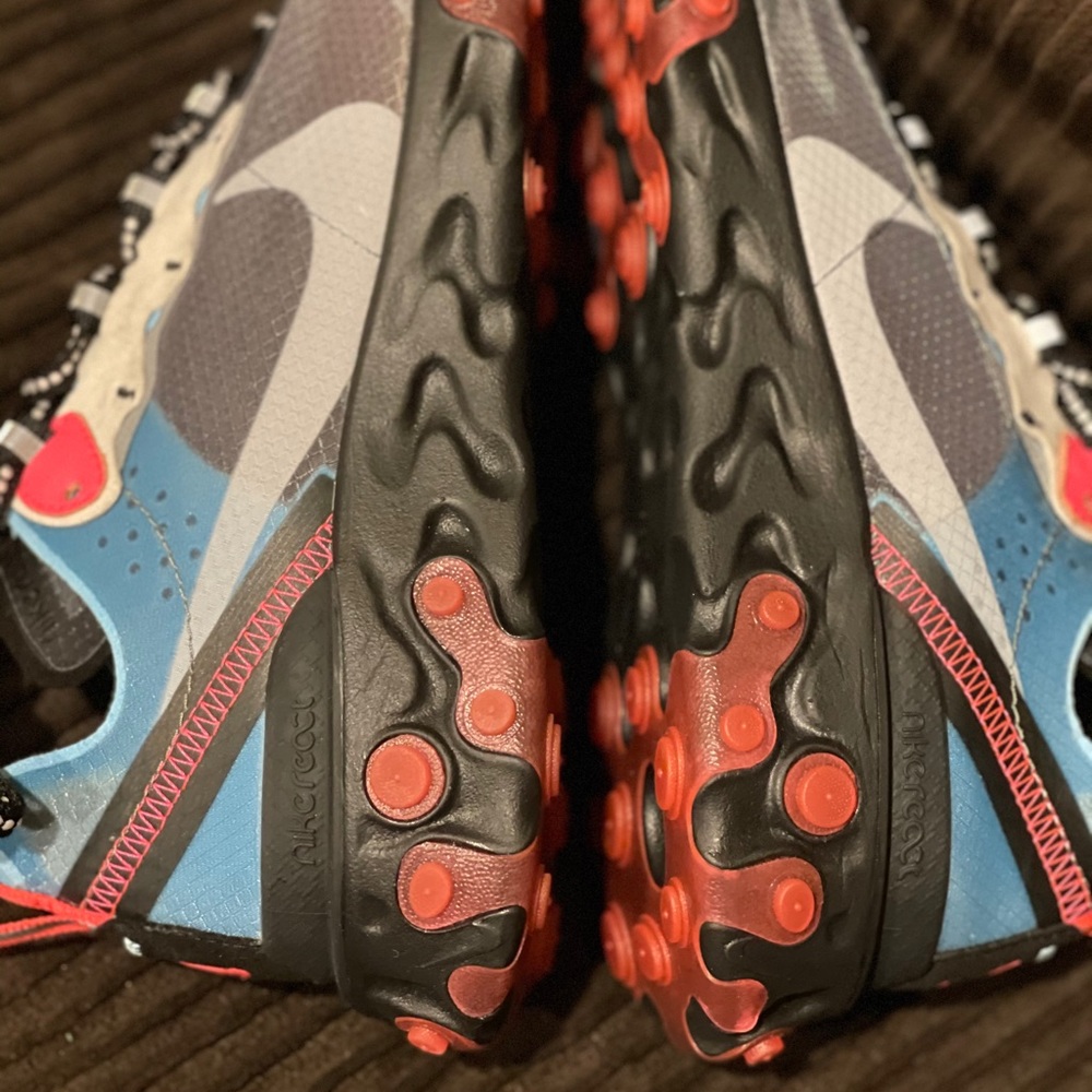 Nike React Element 87 - Blue Chill Solar Red - Picture 3 of 10